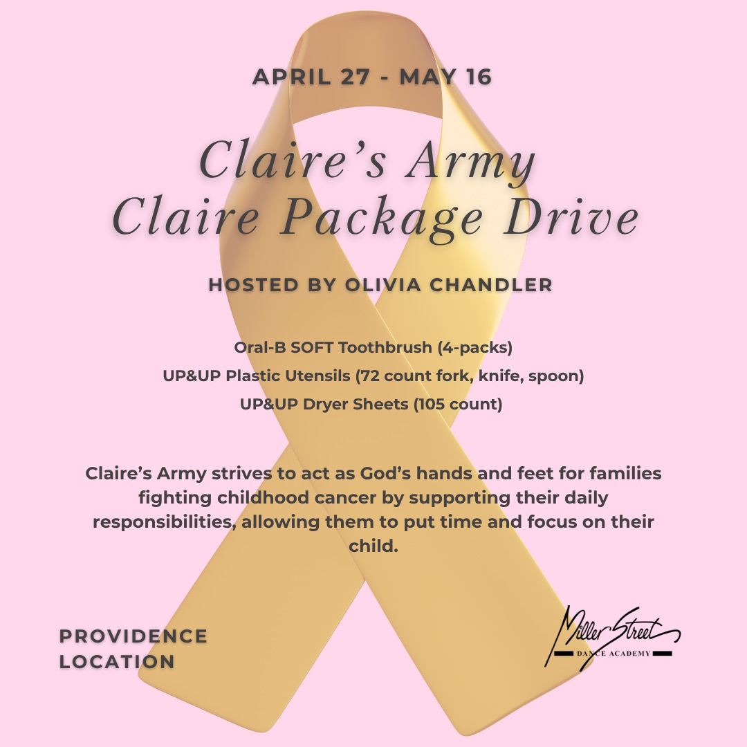 Claire's Army Package Drive